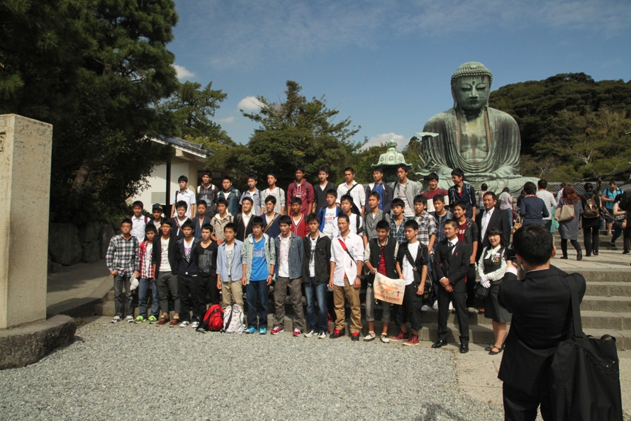 Společné foto-Budha Kamakura