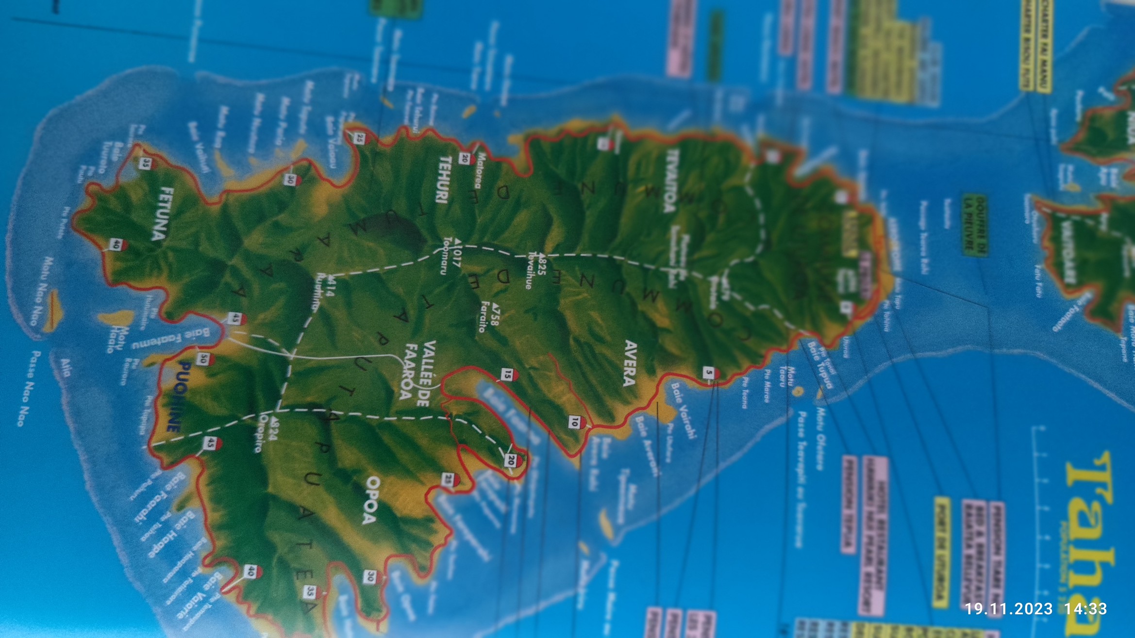 Raiatea map